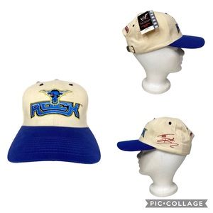Vtg 90s WWF The Rock Embroidered Strapback hat cap